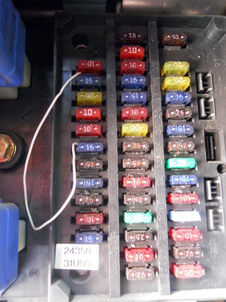 Making cigar lighter permanently on - Maxima Forums 2009 nissan altima fuse diagram 
