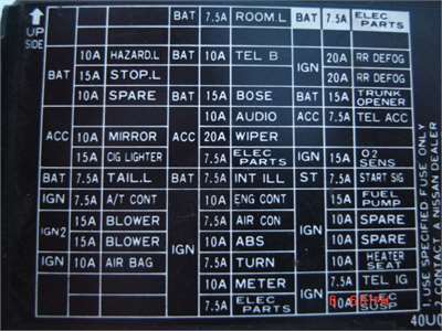 Nissan maxima 30j lights and lock problem - Maxima Forums