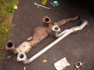 Exhaust flex pipe repair - Maxima Forums